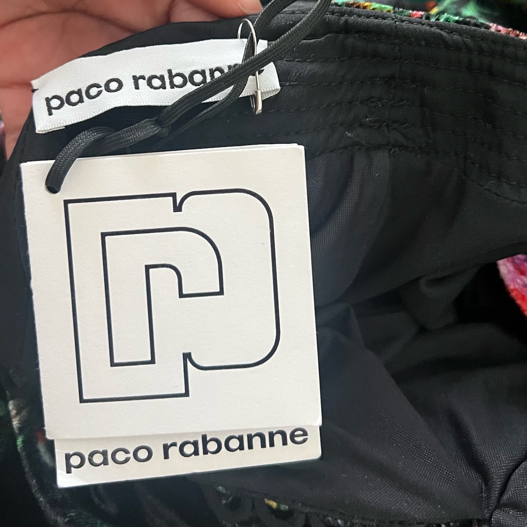 Nwt Multicolored Paco Rabanne Maxi Skirt